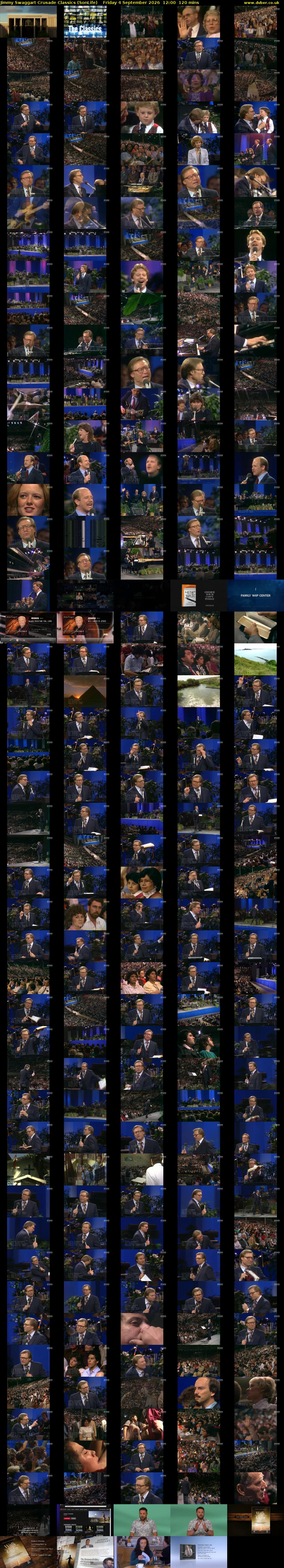 Jimmy Swaggart Crusade Classics (SonLife) Friday 4 September 2026 12:00 - 14:00