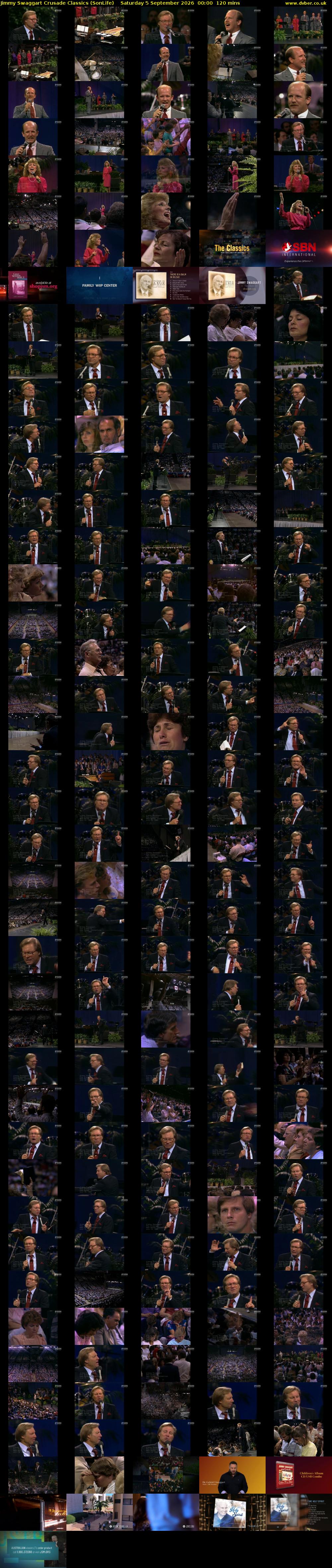 Jimmy Swaggart Crusade Classics (SonLife) Saturday 5 September 2026 00:00 - 02:00