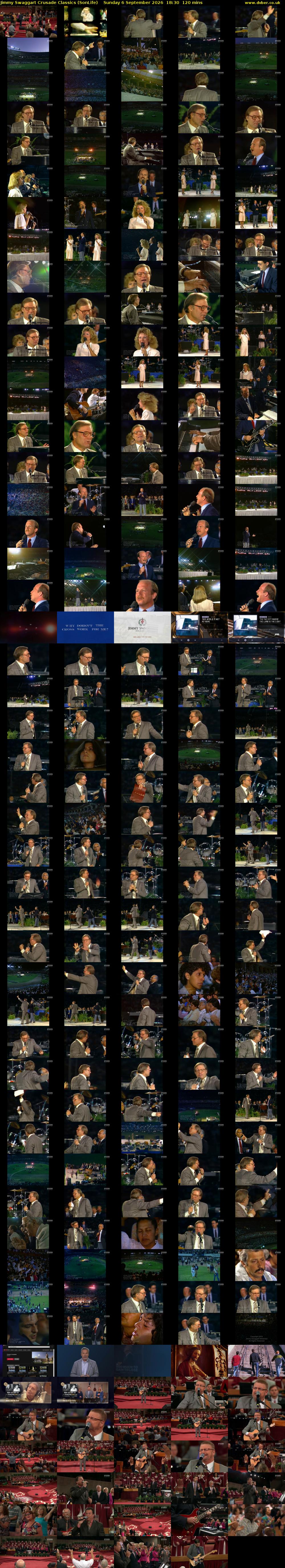 Jimmy Swaggart Crusade Classics (SonLife) Sunday 6 September 2026 18:30 - 20:30