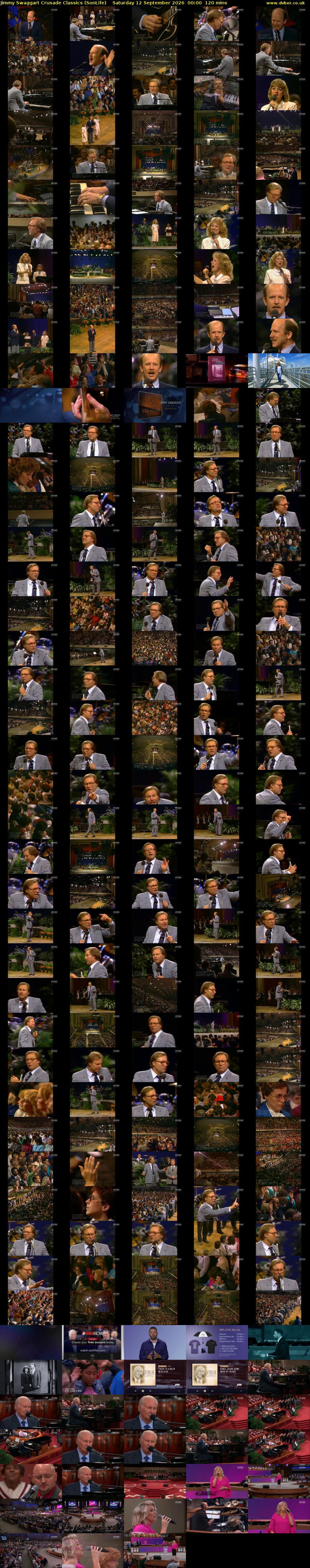 Jimmy Swaggart Crusade Classics (SonLife) Saturday 12 September 2026 00:00 - 02:00