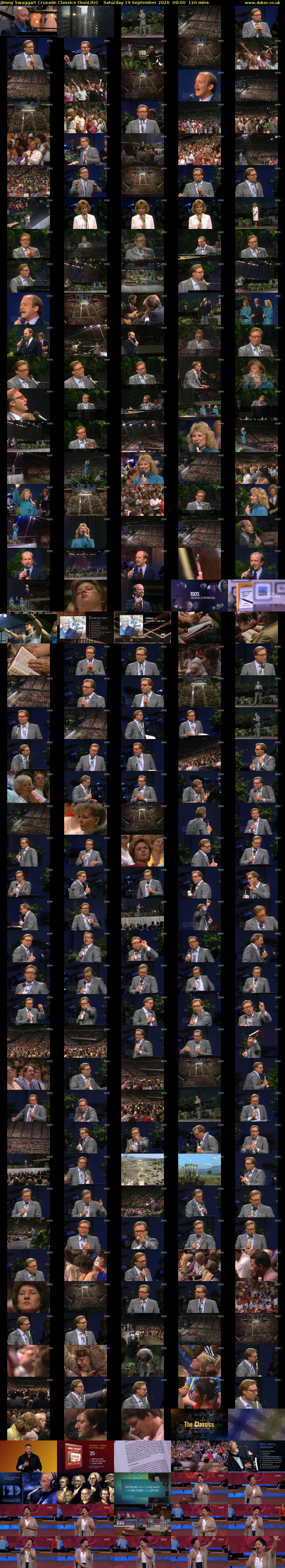 Jimmy Swaggart Crusade Classics (SonLife) Saturday 19 September 2026 09:00 - 11:00
