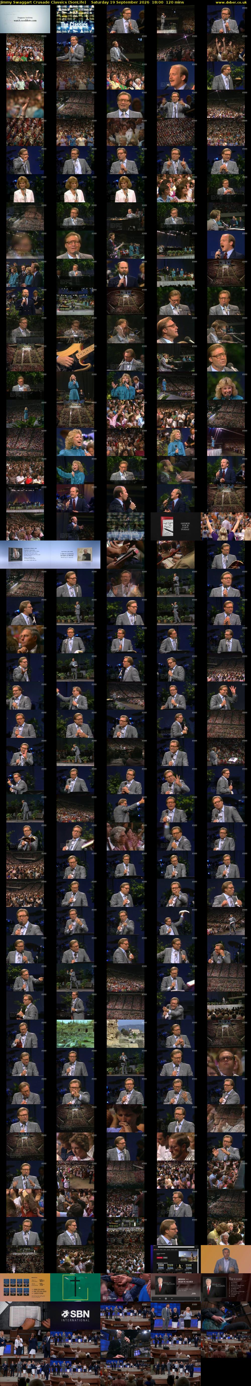 Jimmy Swaggart Crusade Classics (SonLife) Saturday 19 September 2026 18:00 - 20:00