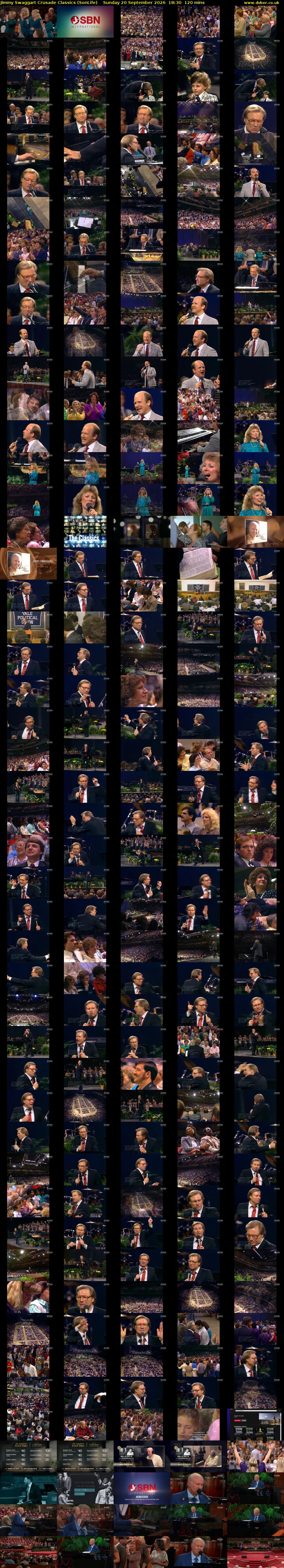 Jimmy Swaggart Crusade Classics (SonLife) Sunday 20 September 2026 18:30 - 20:30