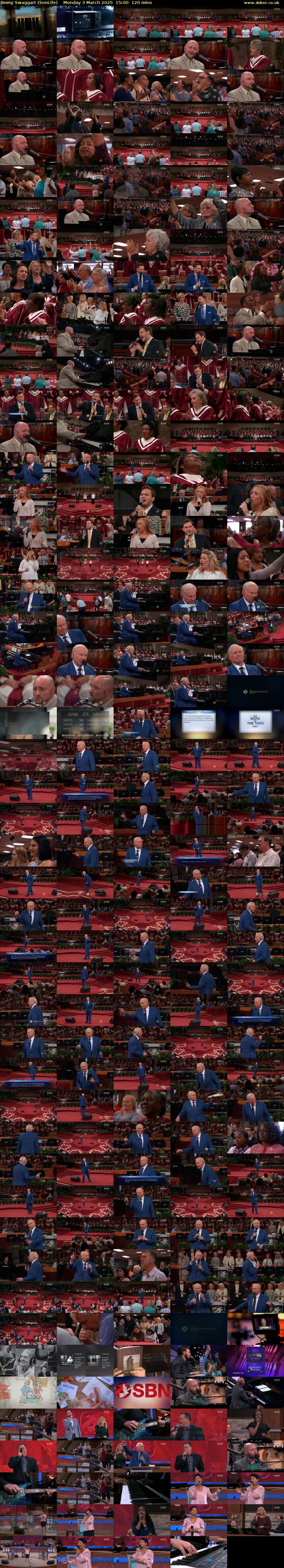 Jimmy Swaggart (SonLife) Monday 3 March 2025 15:00 - 17:00