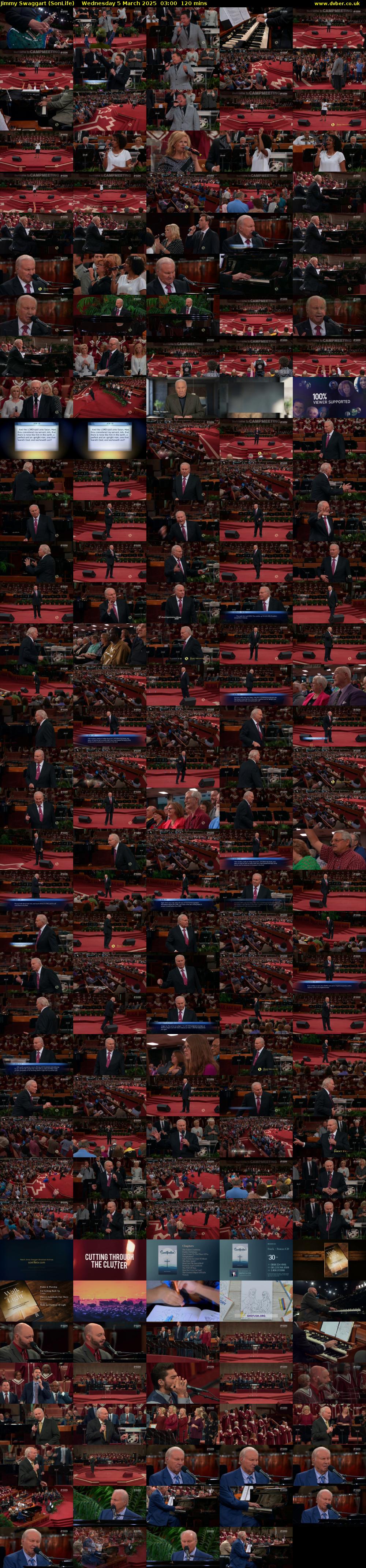 Jimmy Swaggart (SonLife) Wednesday 5 March 2025 03:00 - 05:00