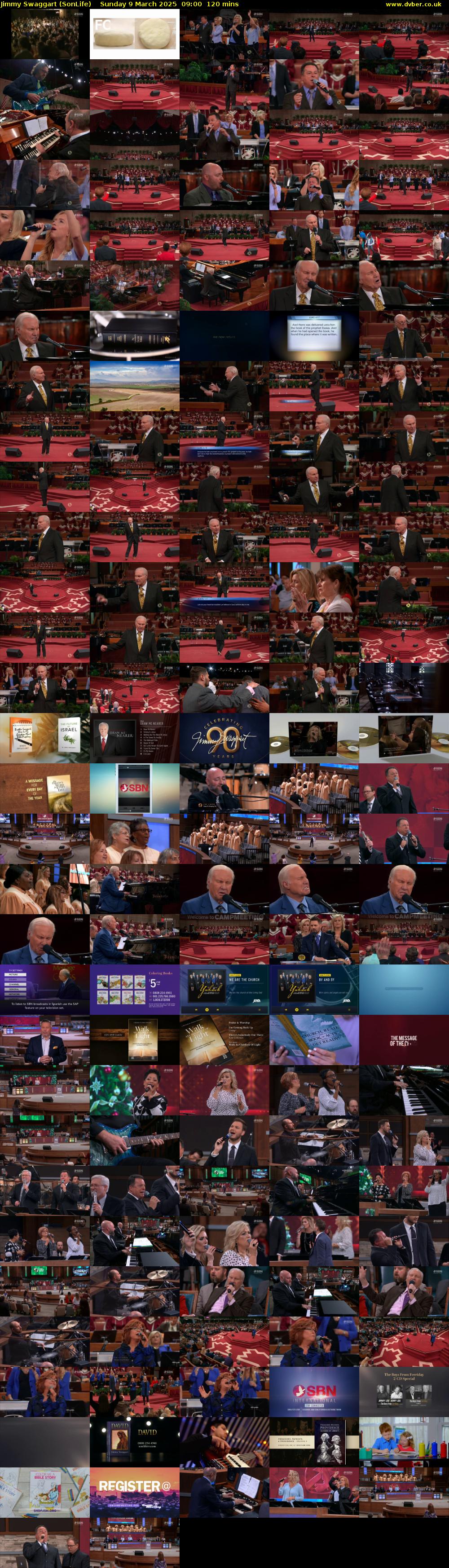 Jimmy Swaggart (SonLife) Sunday 9 March 2025 09:00 - 11:00