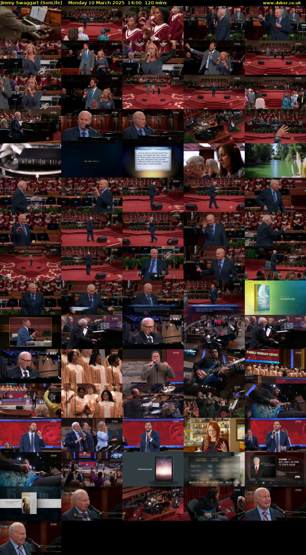Jimmy Swaggart (SonLife) Monday 10 March 2025 14:00 - 16:00