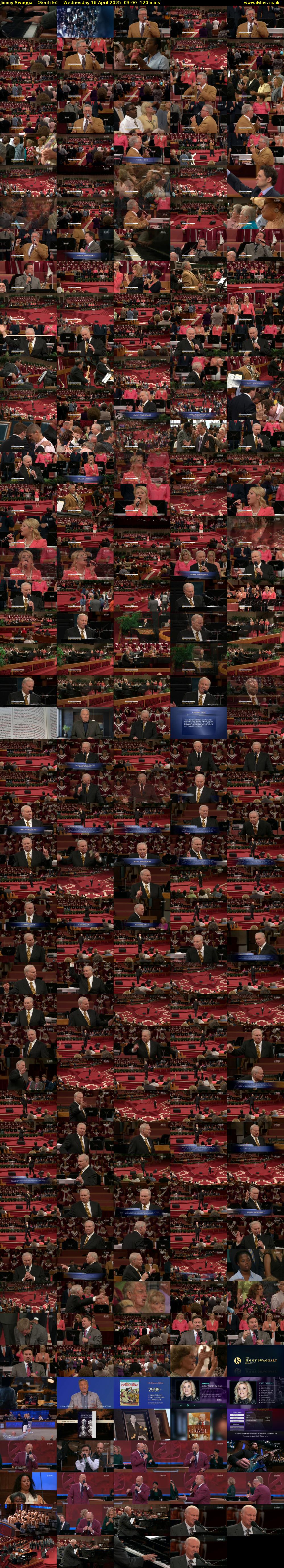 Jimmy Swaggart (SonLife) Wednesday 16 April 2025 03:00 - 05:00
