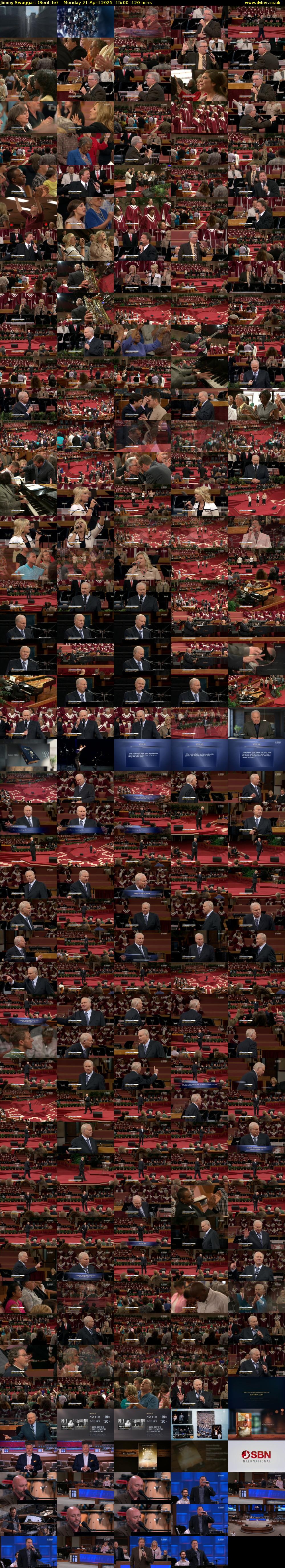 Jimmy Swaggart (SonLife) Monday 21 April 2025 15:00 - 17:00