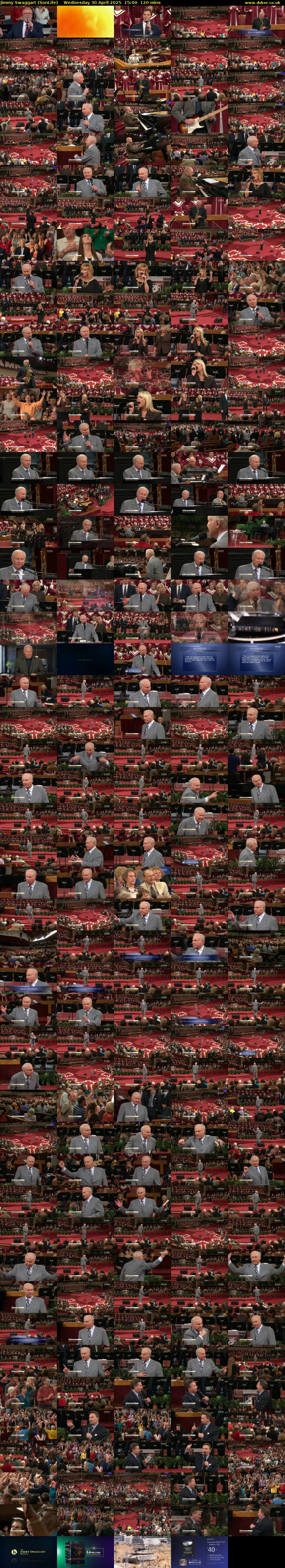Jimmy Swaggart (SonLife) Wednesday 30 April 2025 15:00 - 17:00