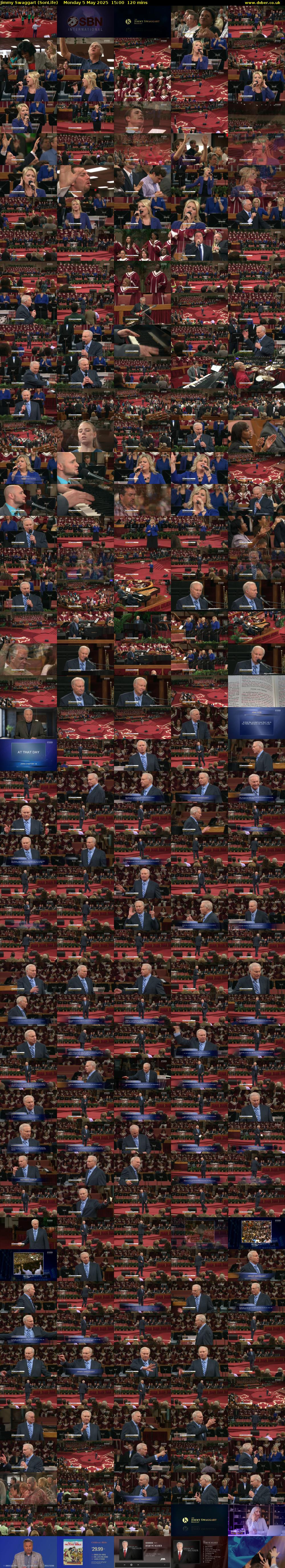 Jimmy Swaggart (SonLife) Monday 5 May 2025 15:00 - 17:00
