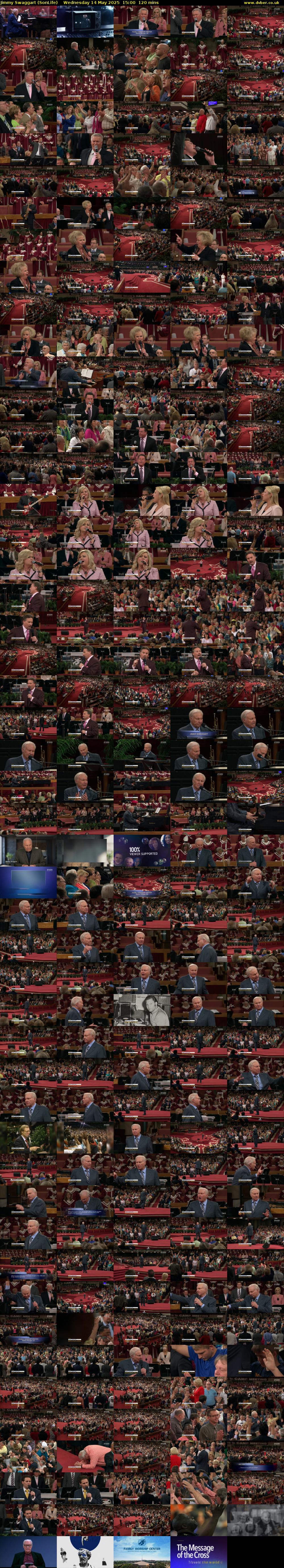 Jimmy Swaggart (SonLife) Wednesday 14 May 2025 15:00 - 17:00