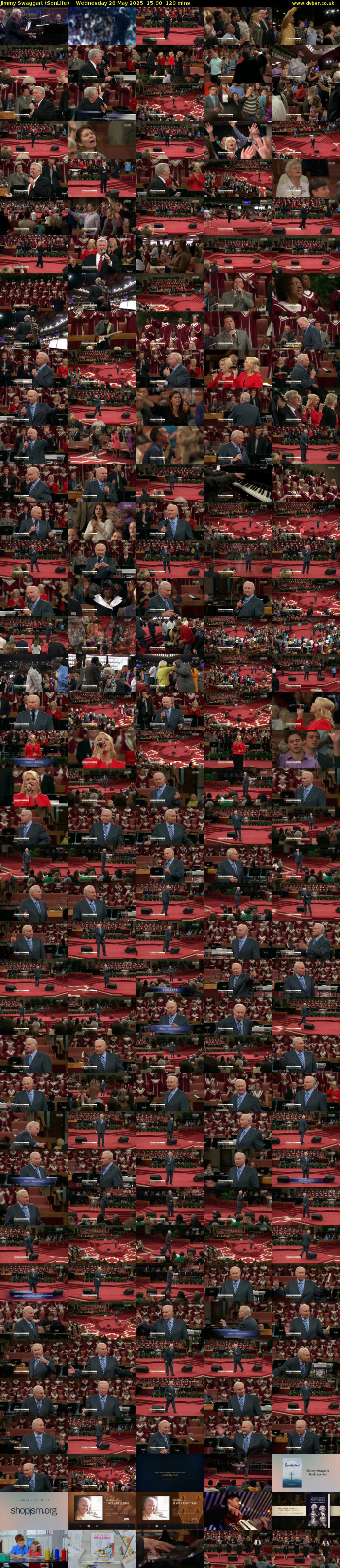 Jimmy Swaggart (SonLife) Wednesday 28 May 2025 15:00 - 17:00