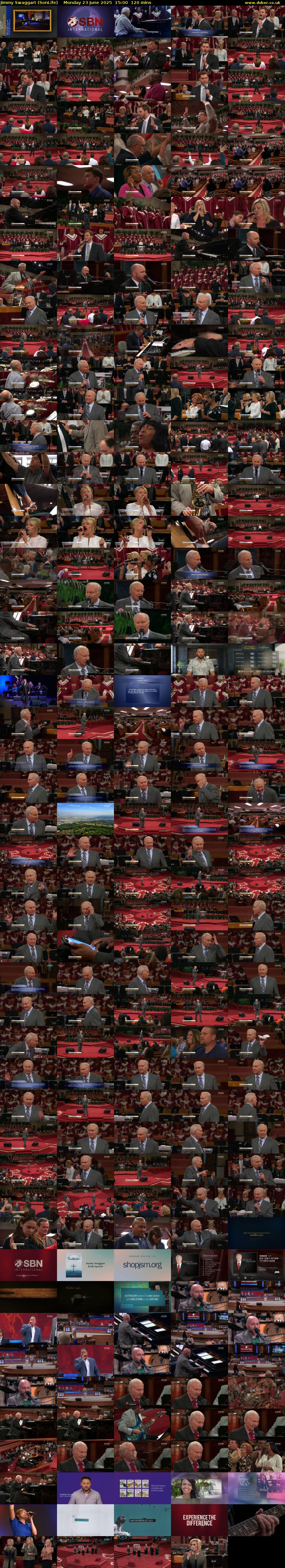 Jimmy Swaggart (SonLife) Monday 23 June 2025 15:00 - 17:00