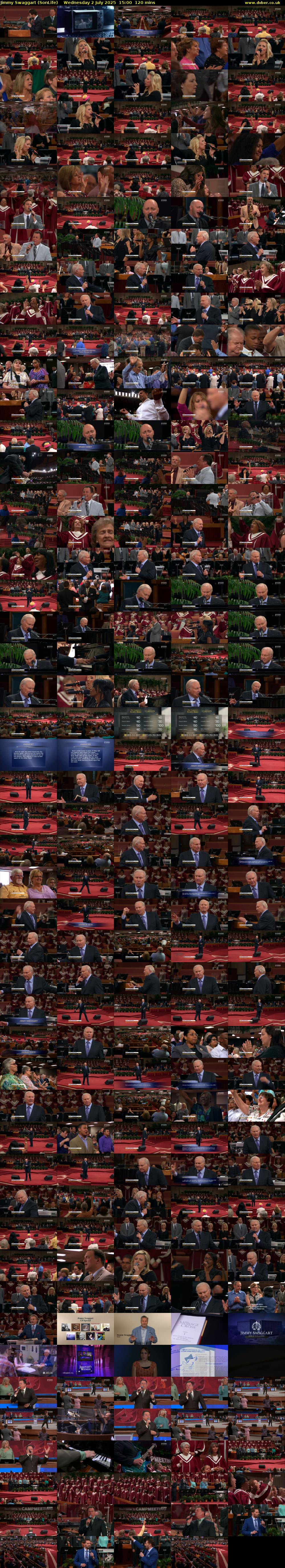 Jimmy Swaggart (SonLife) Wednesday 2 July 2025 15:00 - 17:00