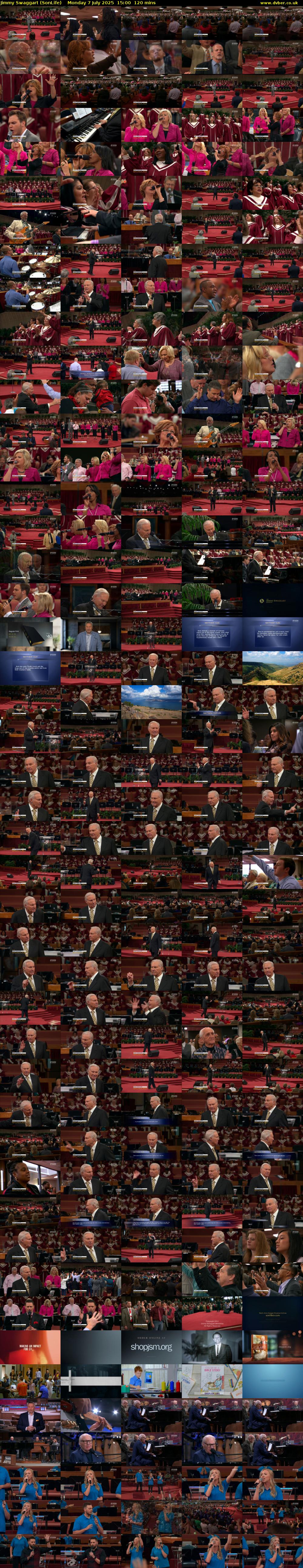 Jimmy Swaggart (SonLife) Monday 7 July 2025 15:00 - 17:00