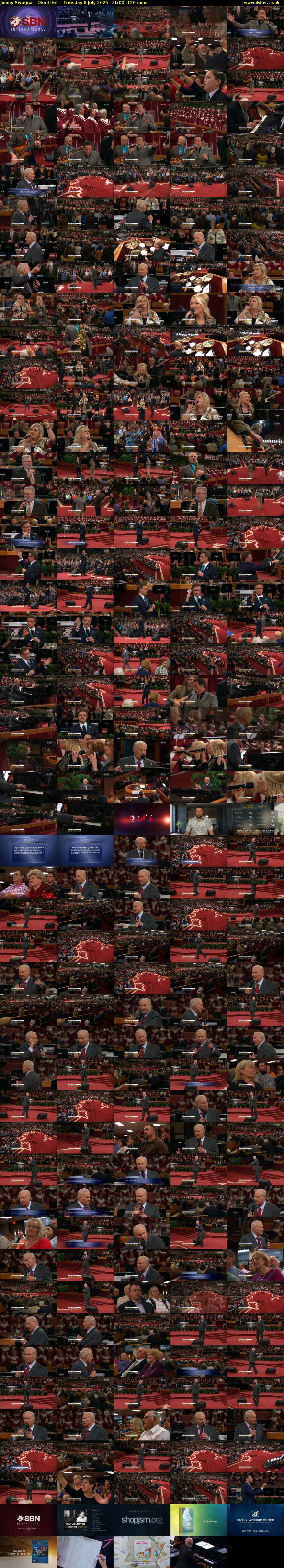 Jimmy Swaggart (SonLife) Tuesday 8 July 2025 21:00 - 23:00
