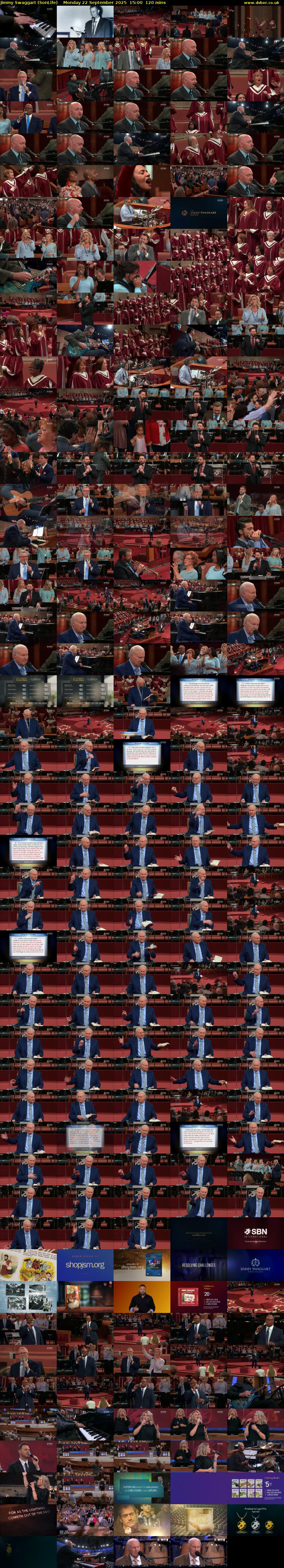 Jimmy Swaggart (SonLife) Monday 22 September 2025 15:00 - 17:00