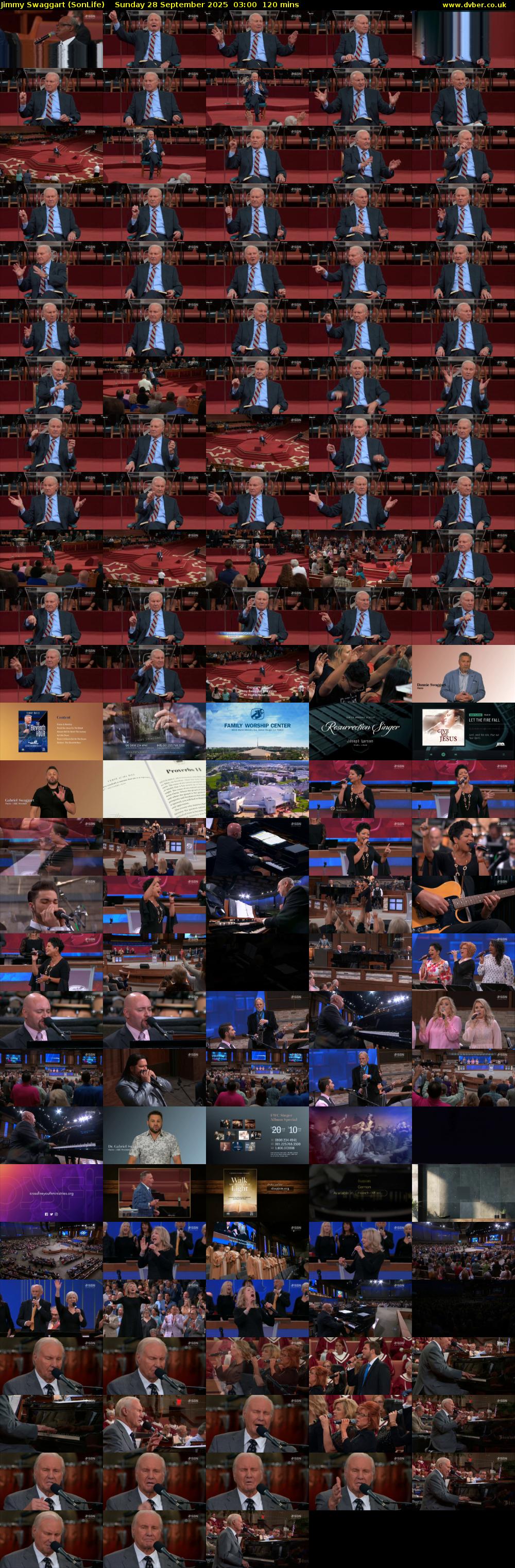 Jimmy Swaggart (SonLife) Sunday 28 September 2025 03:00 - 05:00