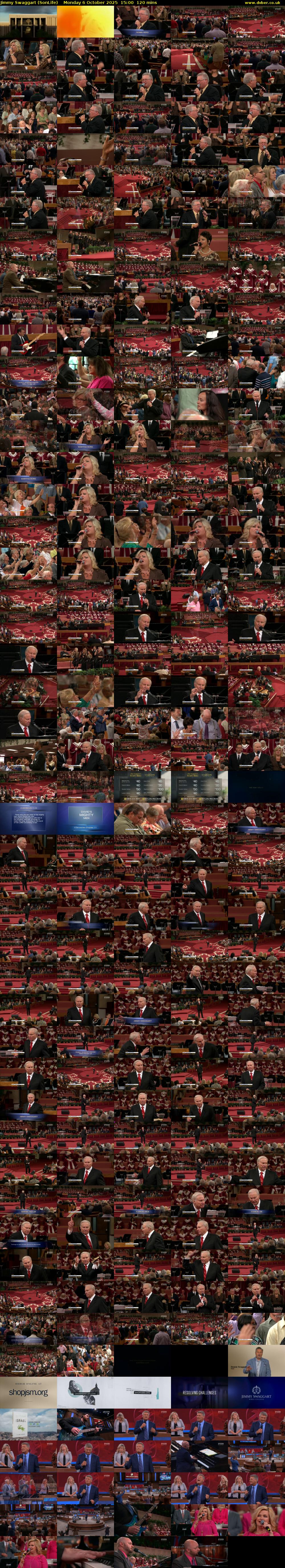 Jimmy Swaggart (SonLife) Monday 6 October 2025 15:00 - 17:00