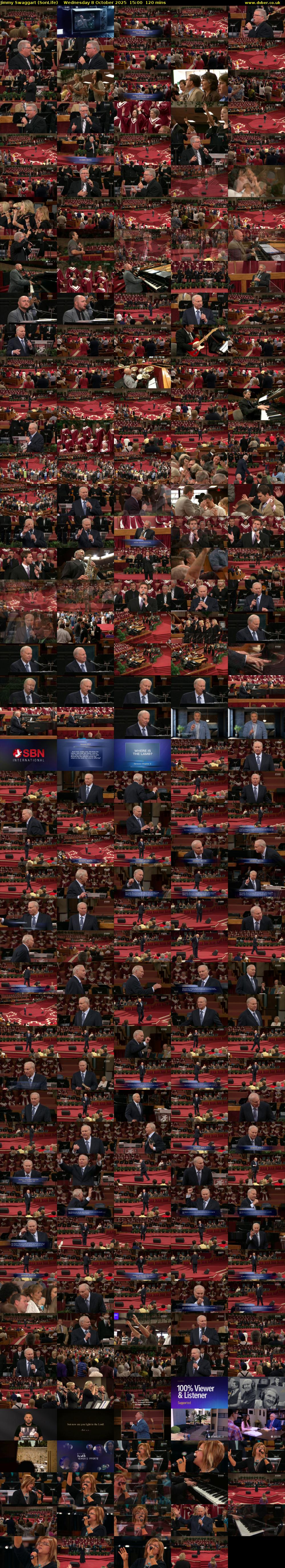 Jimmy Swaggart (SonLife) Wednesday 8 October 2025 15:00 - 17:00