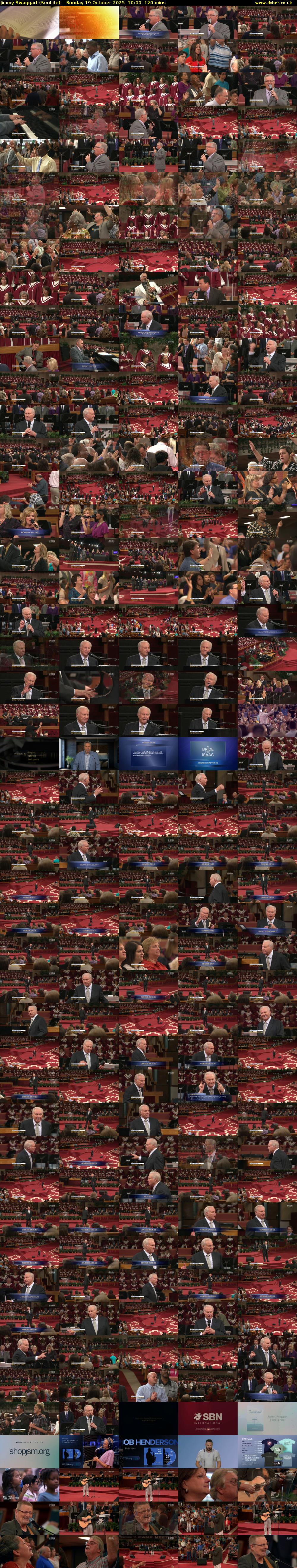 Jimmy Swaggart (SonLife) Sunday 19 October 2025 10:00 - 12:00