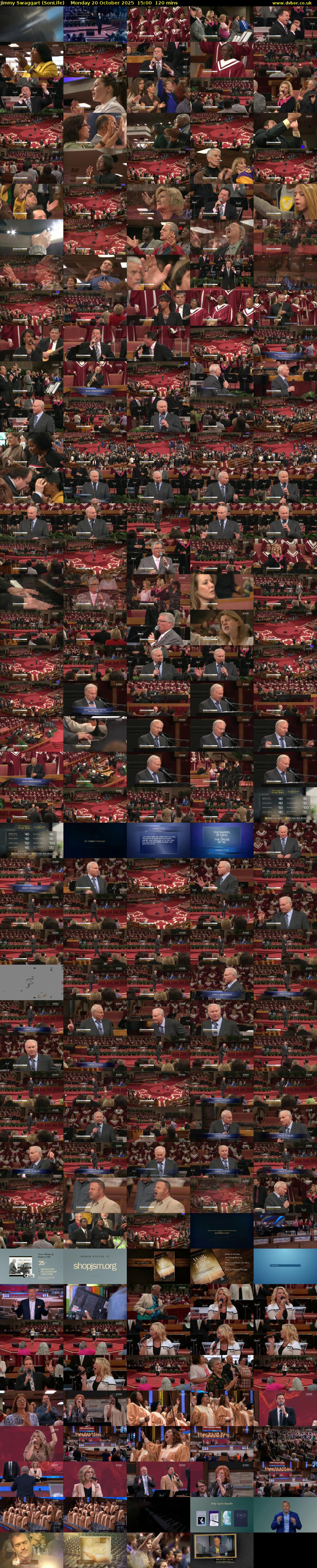 Jimmy Swaggart (SonLife) Monday 20 October 2025 15:00 - 17:00
