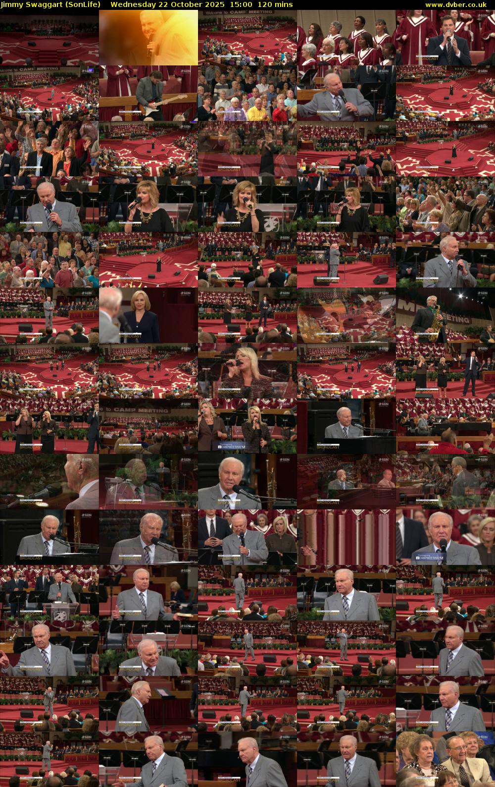 Jimmy Swaggart (SonLife) Wednesday 22 October 2025 15:00 - 17:00