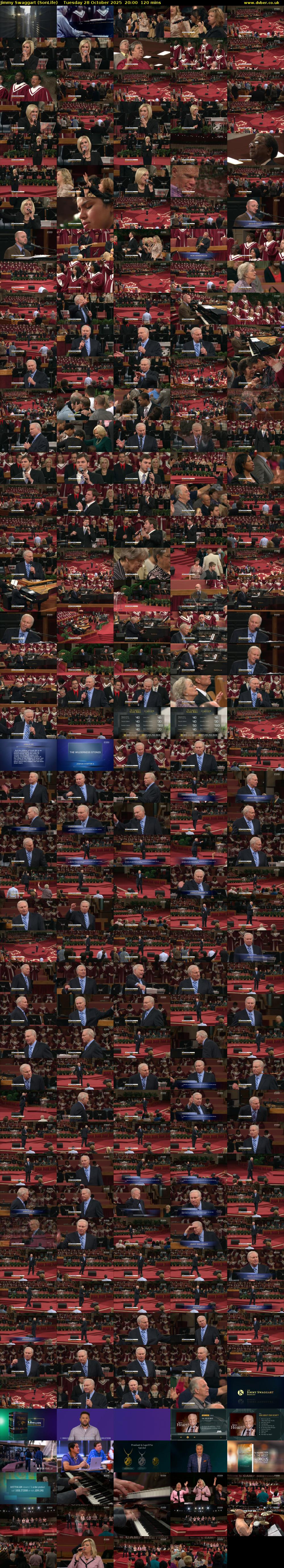 Jimmy Swaggart (SonLife) Tuesday 28 October 2025 20:00 - 22:00