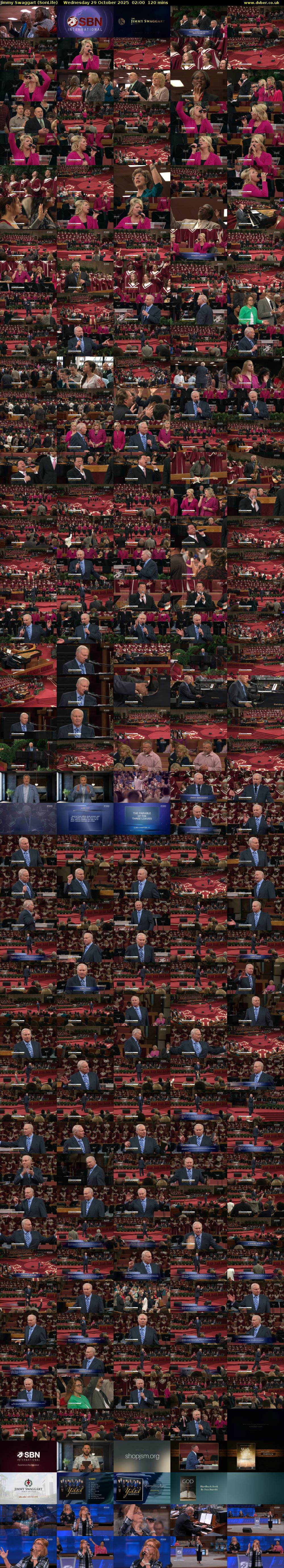 Jimmy Swaggart (SonLife) Wednesday 29 October 2025 02:00 - 04:00