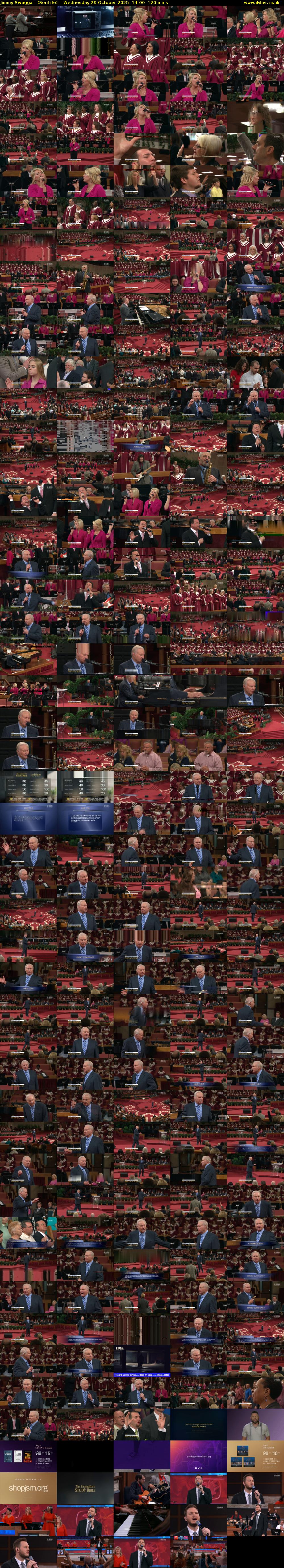 Jimmy Swaggart (SonLife) Wednesday 29 October 2025 14:00 - 16:00