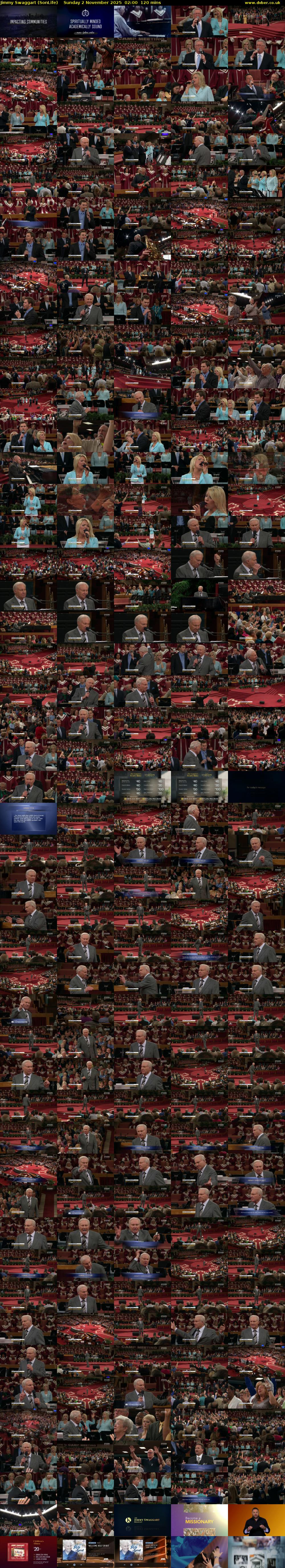 Jimmy Swaggart (SonLife) Sunday 2 November 2025 02:00 - 04:00