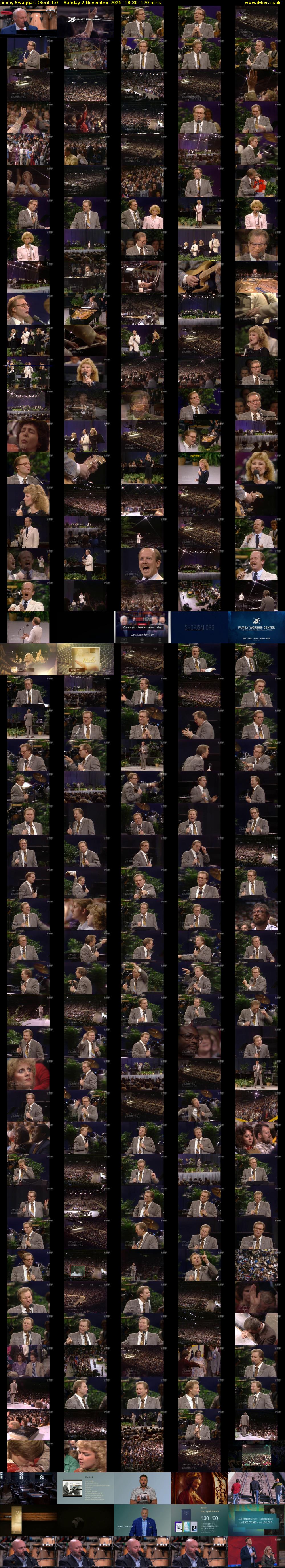 Jimmy Swaggart (SonLife) Sunday 2 November 2025 18:30 - 20:30