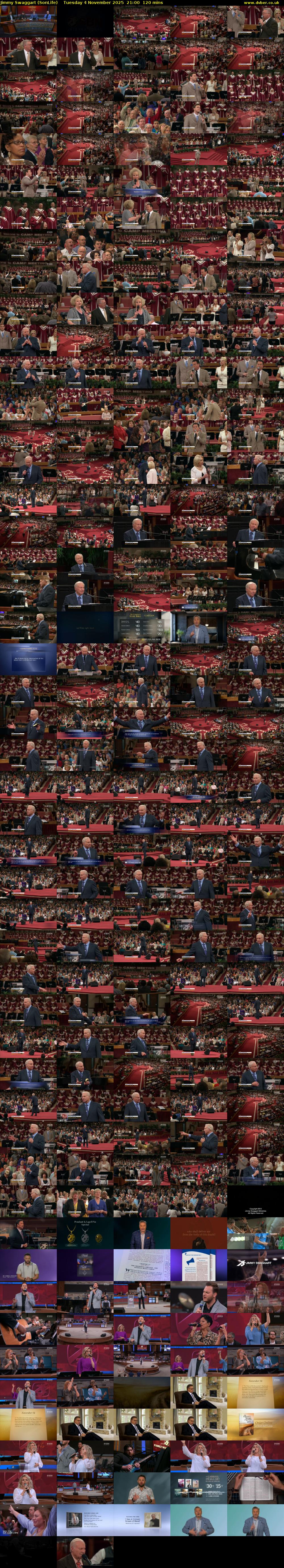 Jimmy Swaggart (SonLife) Tuesday 4 November 2025 21:00 - 23:00