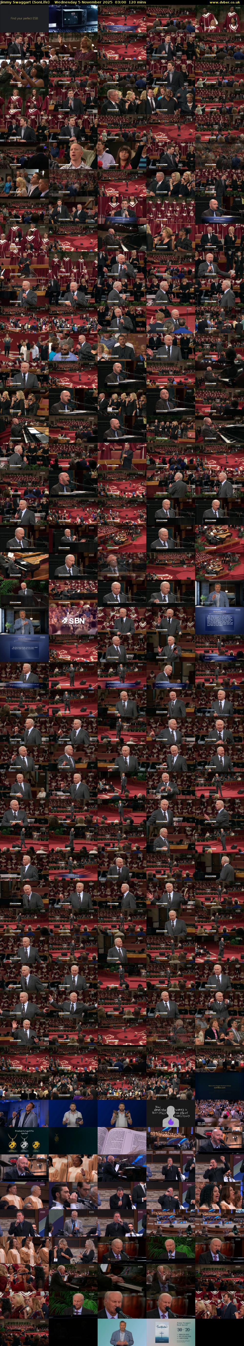 Jimmy Swaggart (SonLife) Wednesday 5 November 2025 03:00 - 05:00