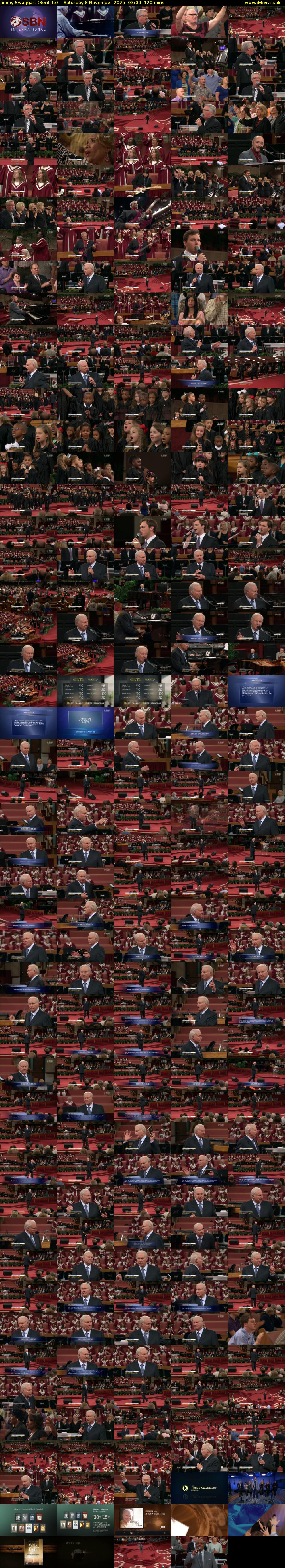 Jimmy Swaggart (SonLife) Saturday 8 November 2025 03:00 - 05:00