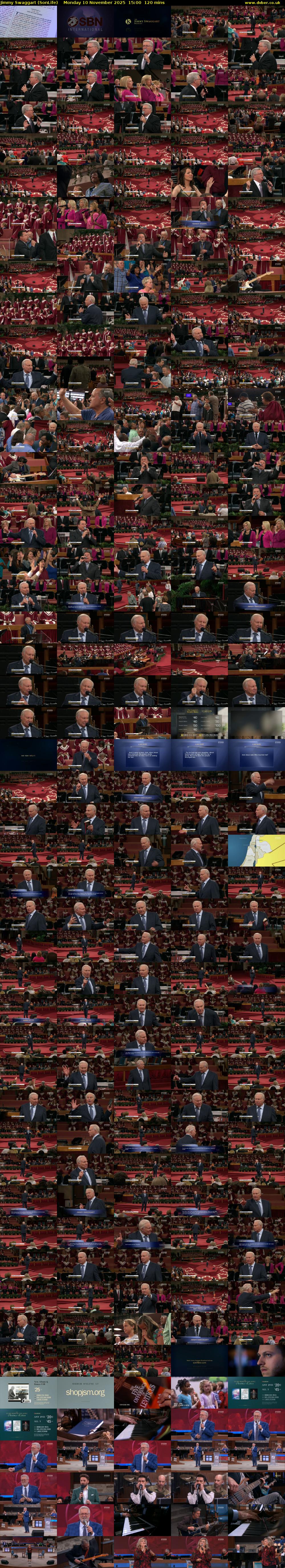 Jimmy Swaggart (SonLife) Monday 10 November 2025 15:00 - 17:00