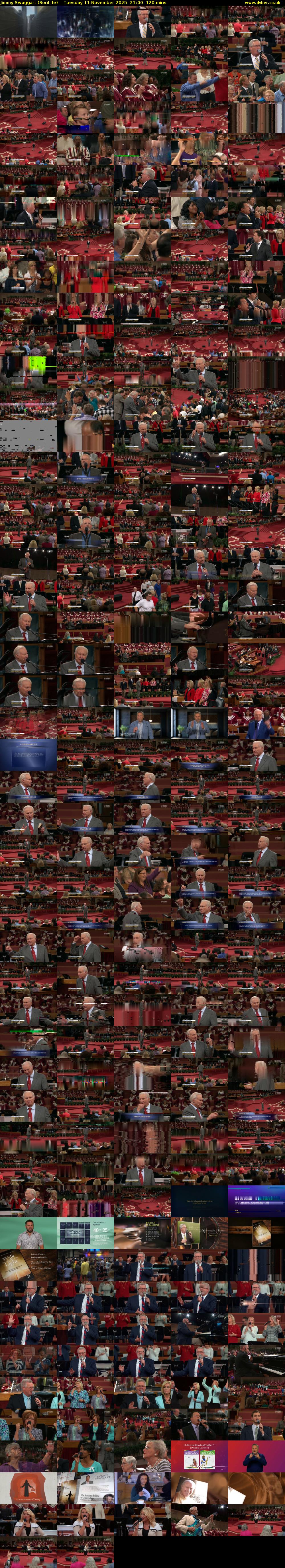 Jimmy Swaggart (SonLife) Tuesday 11 November 2025 21:00 - 23:00