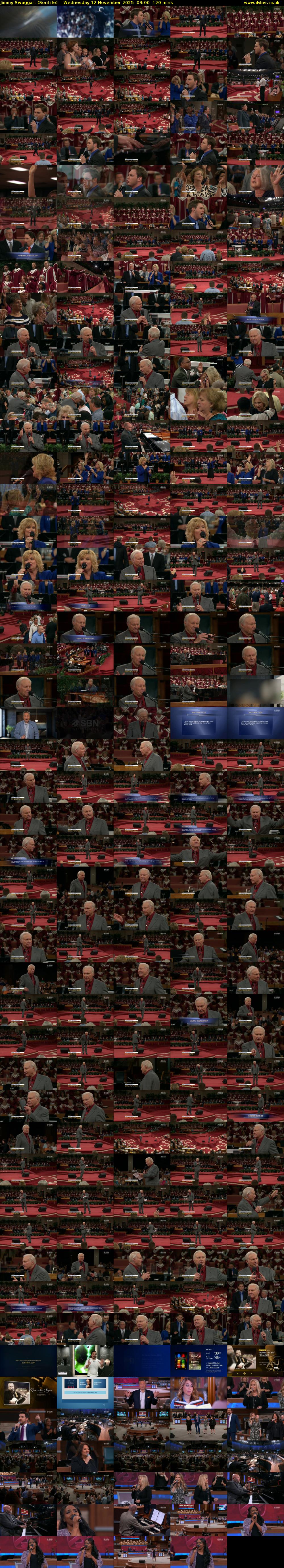 Jimmy Swaggart (SonLife) Wednesday 12 November 2025 03:00 - 05:00