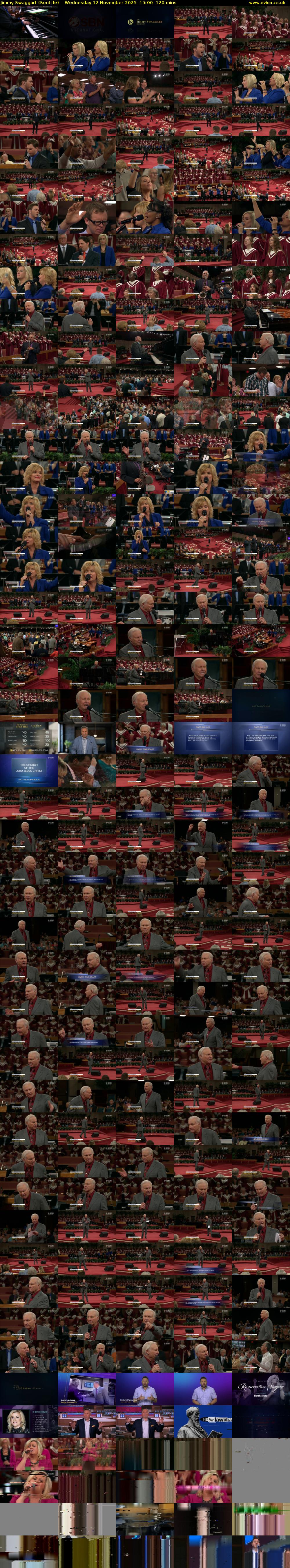 Jimmy Swaggart (SonLife) Wednesday 12 November 2025 15:00 - 17:00