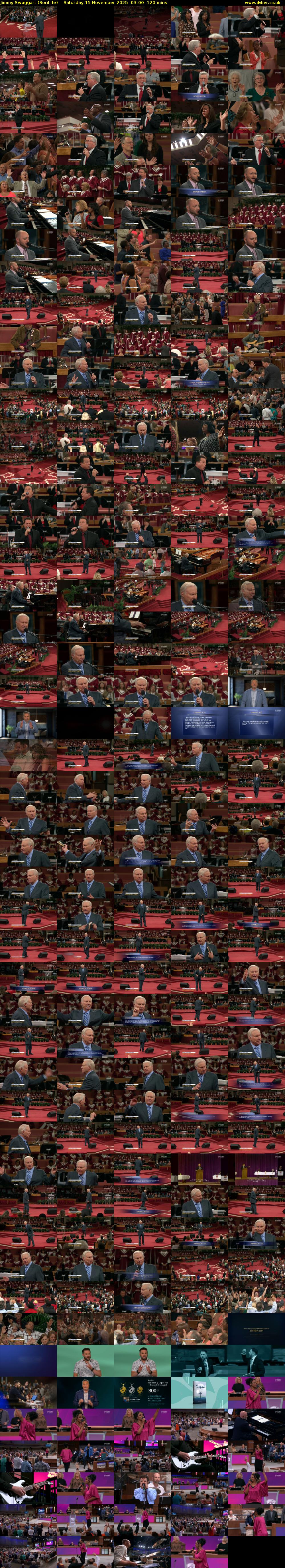 Jimmy Swaggart (SonLife) Saturday 15 November 2025 03:00 - 05:00