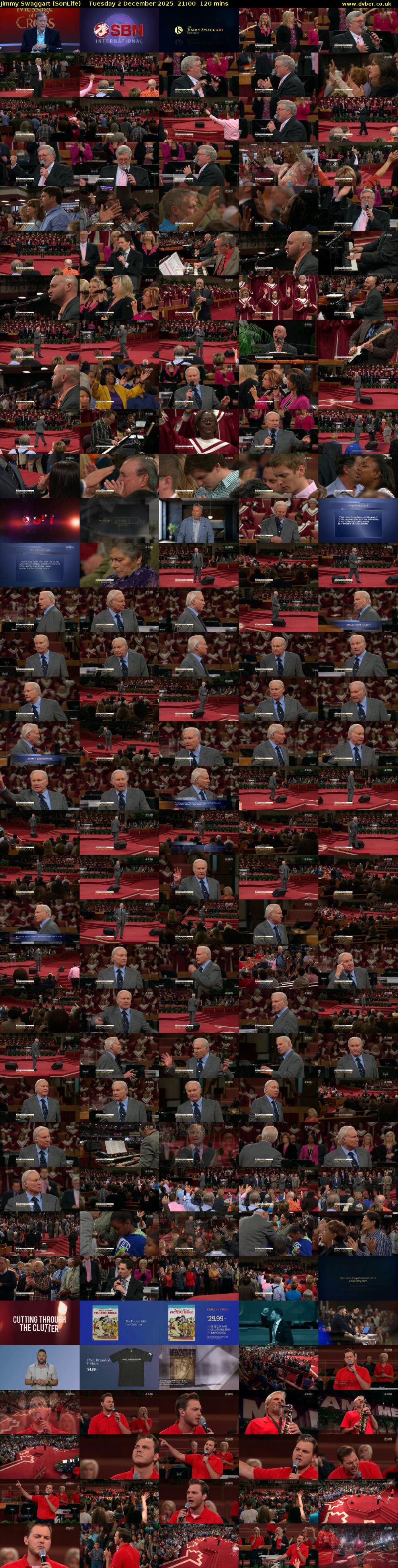 Jimmy Swaggart (SonLife) Tuesday 2 December 2025 21:00 - 23:00