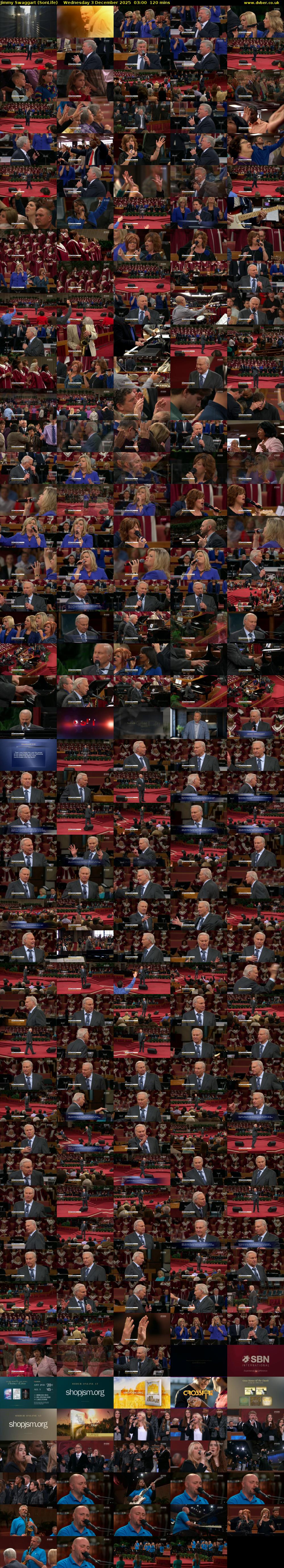 Jimmy Swaggart (SonLife) Wednesday 3 December 2025 03:00 - 05:00