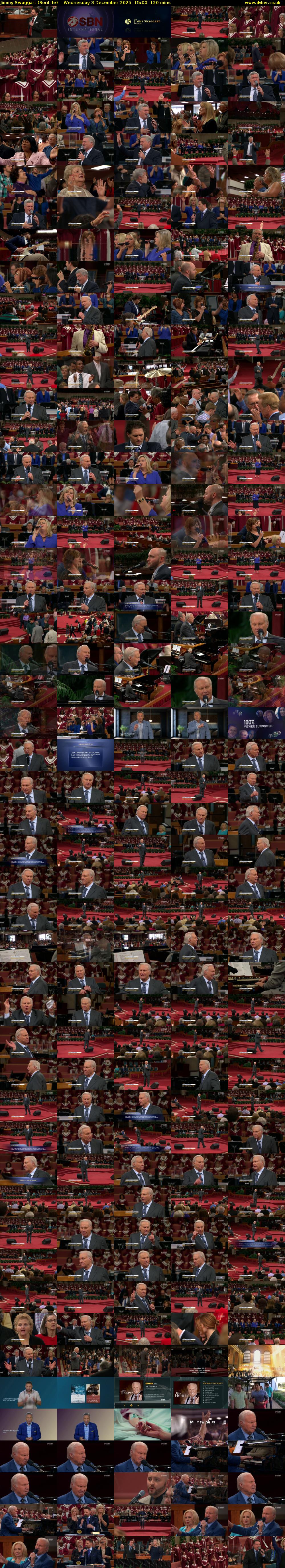 Jimmy Swaggart (SonLife) Wednesday 3 December 2025 15:00 - 17:00