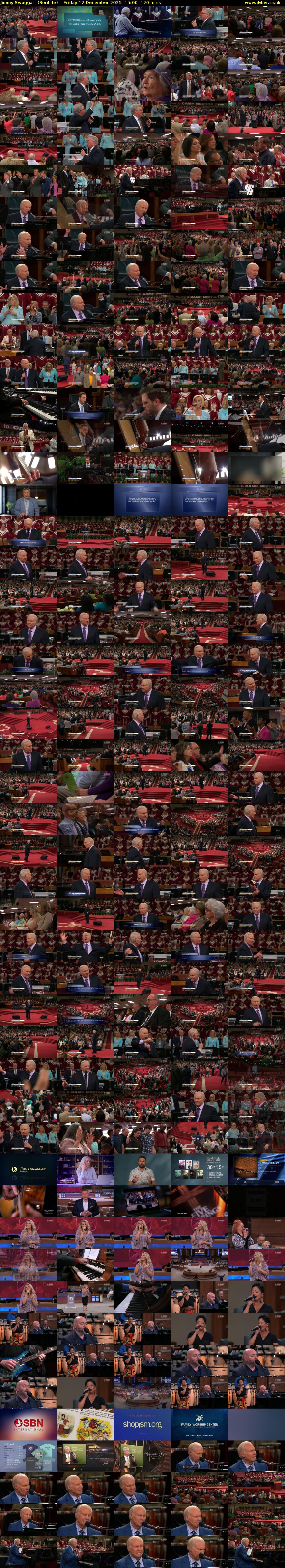 Jimmy Swaggart (SonLife) Friday 12 December 2025 15:00 - 17:00