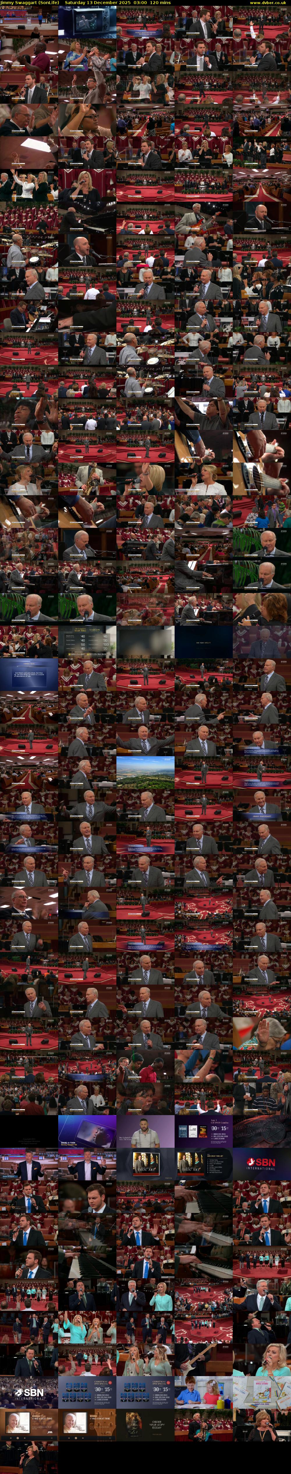 Jimmy Swaggart (SonLife) Saturday 13 December 2025 03:00 - 05:00