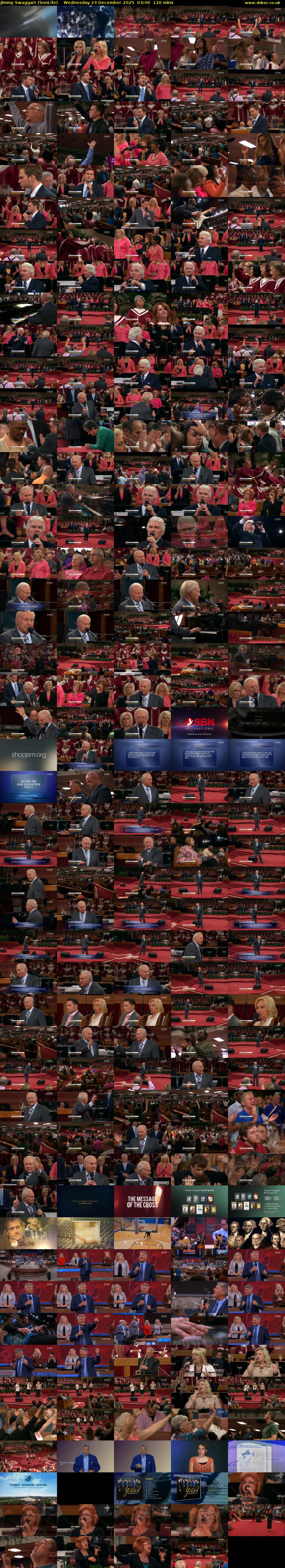 Jimmy Swaggart (SonLife) Wednesday 24 December 2025 03:00 - 05:00