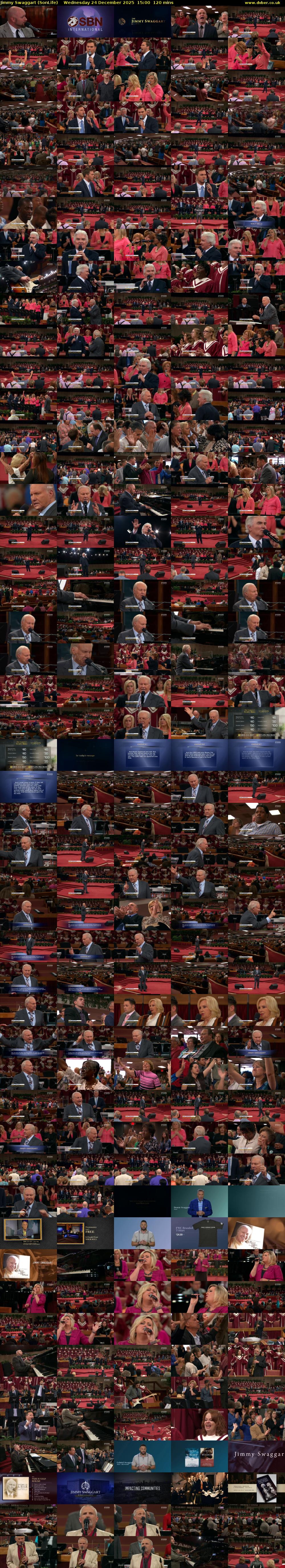 Jimmy Swaggart (SonLife) Wednesday 24 December 2025 15:00 - 17:00