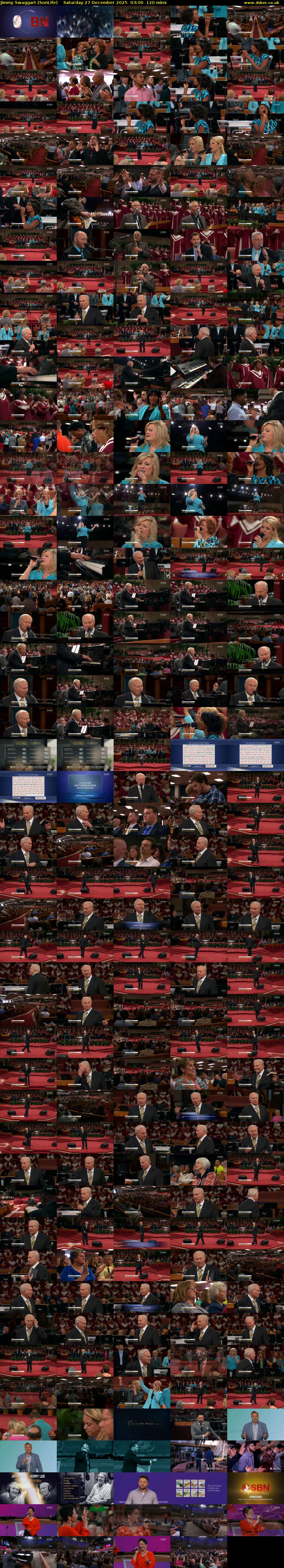 Jimmy Swaggart (SonLife) Saturday 27 December 2025 03:00 - 05:00