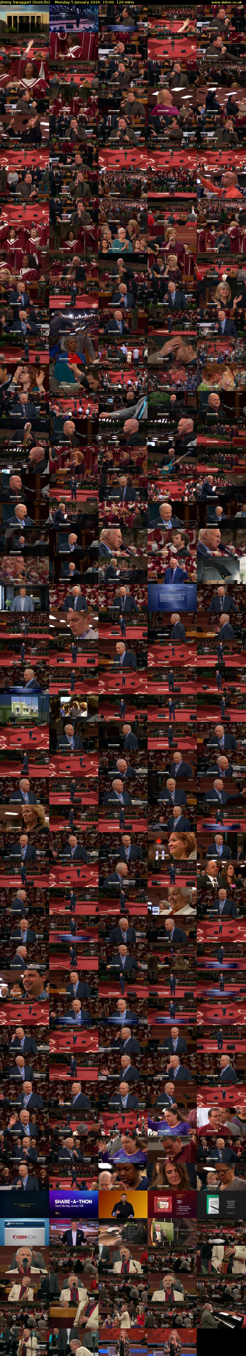 Jimmy Swaggart (SonLife) Monday 5 January 2026 15:00 - 17:00